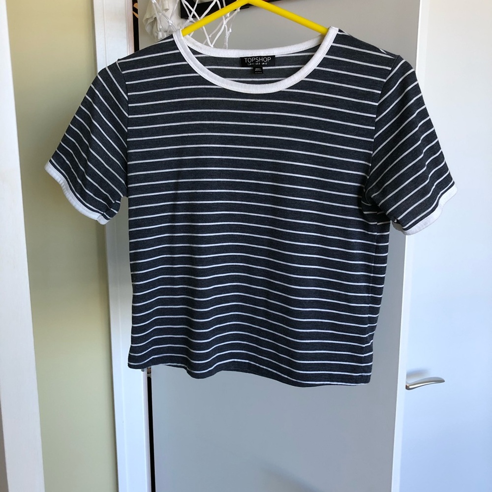 Topshop cropped tshirt